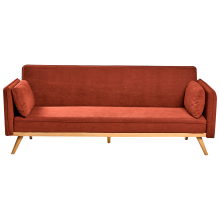 Sofa Bed ASAA Fabric Red