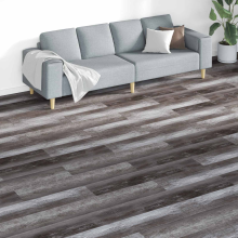vidaXL Flooring Planks 18 pcs Brown 5.26 m PVC