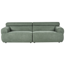 Sofa 3 Seater HOVDEN Fabric Green