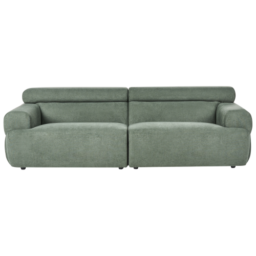 Beliani Sofa 3 Seater HOVDEN Fabric Green