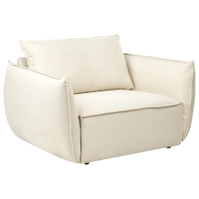 Armchair KUNES Fabric Light Beige
