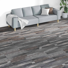 vidaXL Bodenplanken Grau 5,26 m² 18 Stk. PVC