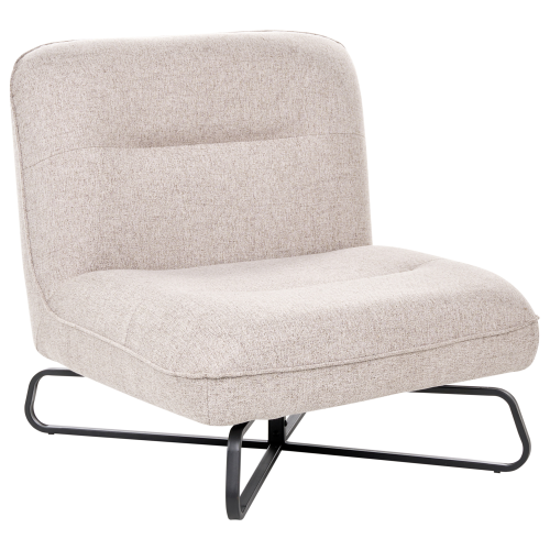 Beliani Armchair LINDAL Fabric Beige