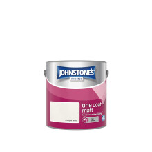 Johnstone's One Coat Matt Emulsion Paint - Antique White 2.5L