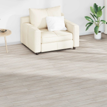 vidaXL Bodenplanken Eiche Klassik Weiß 2,51 m² 18 Stk. PVC