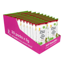itsu Sriracha Flavour Seaweed Thins 5g | Crispy Seaweed Thins | Vegan | Low Calorie | Healthy Snack | Pack of 20