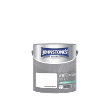Johnstone's - Wall & Ceiling Paint - Brilliant White - Soft Sheen Finish - Emulsion Paint - Fantastic Coverage - Easy to Apply - Dry in 1-2 Hours - 1