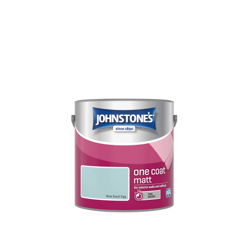 Johnstone's Johnstone's One Coat Matt Emulsion Paint - New Duck Egg 2.5L