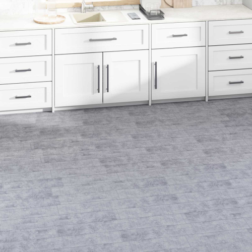 VidaXL vidaXL Flooring Planks 36 pcs Cement Grey 5.02 m PVC