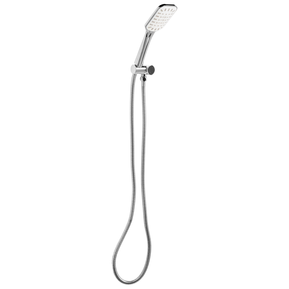 Beliani Shower Head And Hose Kit Amaja Silver