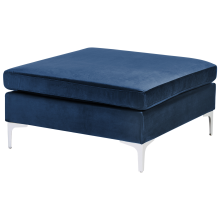 Ottoman EVJA Velvet Navy Blue