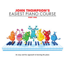John Thompson's: Easiest Piano Part 1 - Revised Edition | Beginner Piano Method Book for Kids Ages 4–8 | Easy Note Reading Exercises for Young Learn