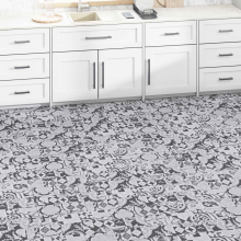 vidaXL Bodenplanken Graues Muster 5,02 m² 36 Stk. PVC