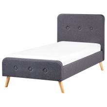 Bed Fabric RENNES 90 x 200 cm (EU Single) Dark Grey