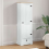 VidaXL vidaXL Wardrobes with Drawer White 55 x 38 x 170 cm Solid Pine Wood 1