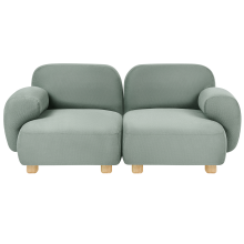 Modular Sofa 2 Seater AMLI Fabric Light Green