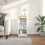 VidaXL vidaXL Bookcase White 46 x 29 x 100 cm Solid Pine Wood 1