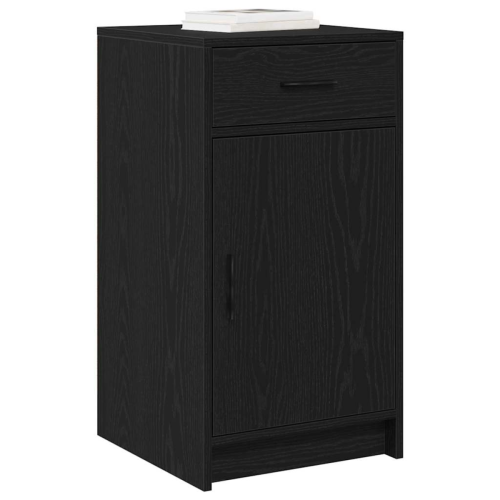 VidaXL vidaXL Sideboard Black Oak 40 x 40.5 x 75 cm Engineered wood 2