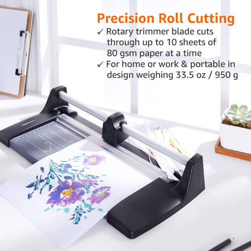 Amazon Basics roll cutting machine for paper, A4 2