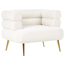 Armchair BOVIK Fabric Off-White