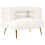 Beliani Armchair BOVIK Fabric Off-White 1
