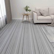 vidaXL Bodenplanken Streifen 5,11 m² 55 Stk. PVC