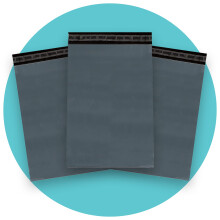 Triplast 10 x 14-Inch Plastic Mailing Postal Bag - Grey (Pack of 200)