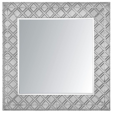 Wall Mirror EVETTES 80 cm 80 cm Metal Silver
