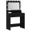 VidaXL vidaXL Dressing Table Black Oak 79 x 41 x 135 cm Engineered Wood 3