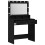 VidaXL vidaXL Dressing Table Black Oak 79 x 41 x 135 cm Engineered Wood 4