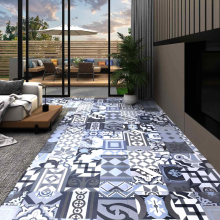 vidaXL Bodenplanken Buntes Muster 5,11 m² 55 Stk. PVC