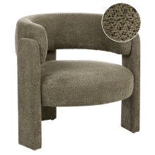 Armchair BUREA Chenille Dark Green