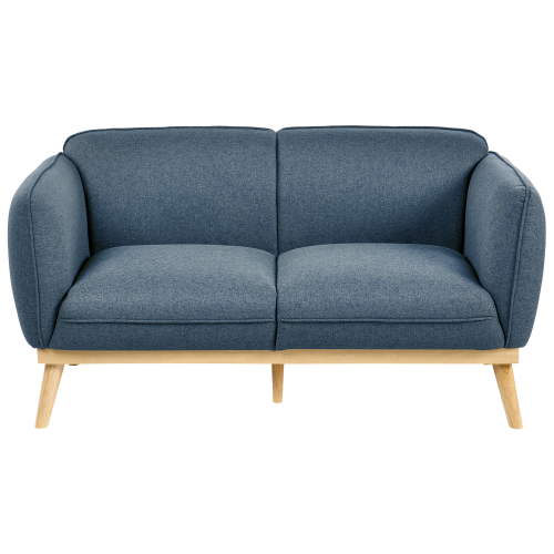 Beliani Sofa 2 Seater LJUNG Fabric Blue