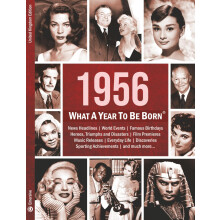 1956: What A Year To Be Born: A Birthday Gift to Treasure: 17 (What A Year To Be Born Series)