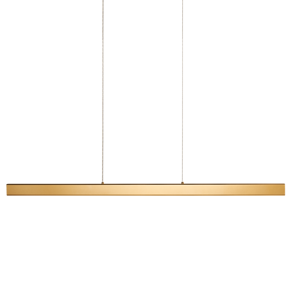Beliani Led Pendant Lamp Arenas With Remote Gold