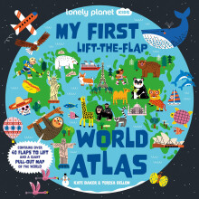 Lonely Planet Kids My First Lift-the-Flap World Atlas: Giant Pull Out Map | Wow Factor Facts & Surprises | Search & Find Games | B