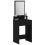 VidaXL vidaXL Dressing Table Black Oak 50 x 41 x 140 cm Engineered Wood 3