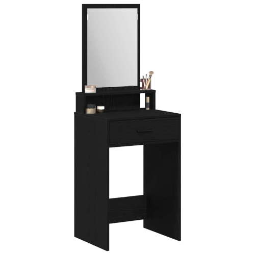 VidaXL vidaXL Dressing Table Black Oak 50 x 41 x 140 cm Engineered Wood 2