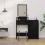 VidaXL vidaXL Dressing Table Black Oak 50 x 41 x 140 cm Engineered Wood 4