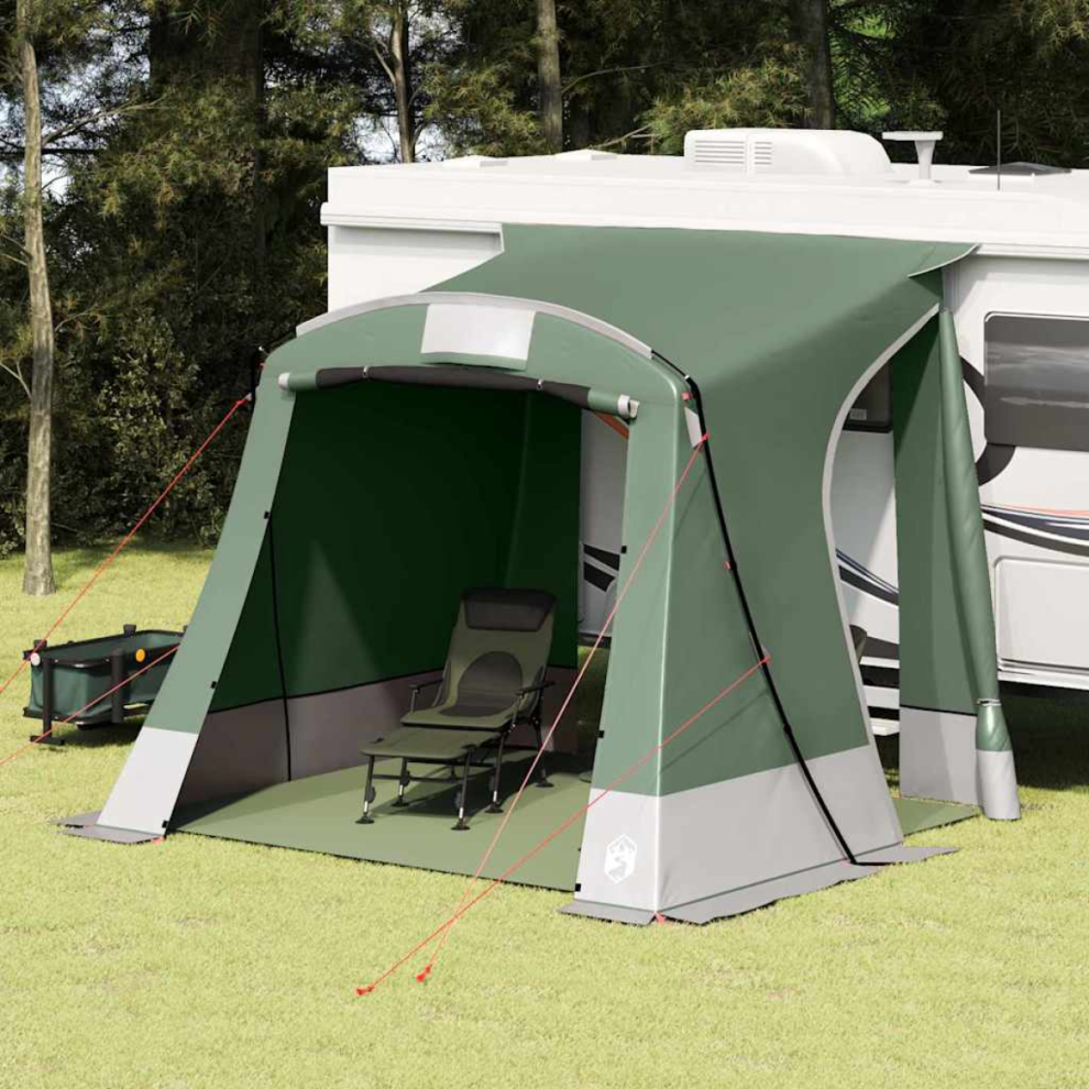 Vidaxl Tailgate Tent With Roof Green 285 X 255 X 245 Cm Taffeta