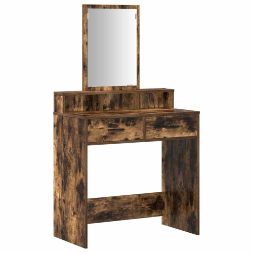 VidaXL vidaXL Dressing Table Smoked Oak 79 x 41 x 140 cm Engineered Wood 1