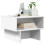 VidaXL vidaXL Coffee Table White 48 x 46 x 35 cm Engineered Wood 3