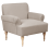 Beliani Armchair FREDROS Fabric Taupe 1