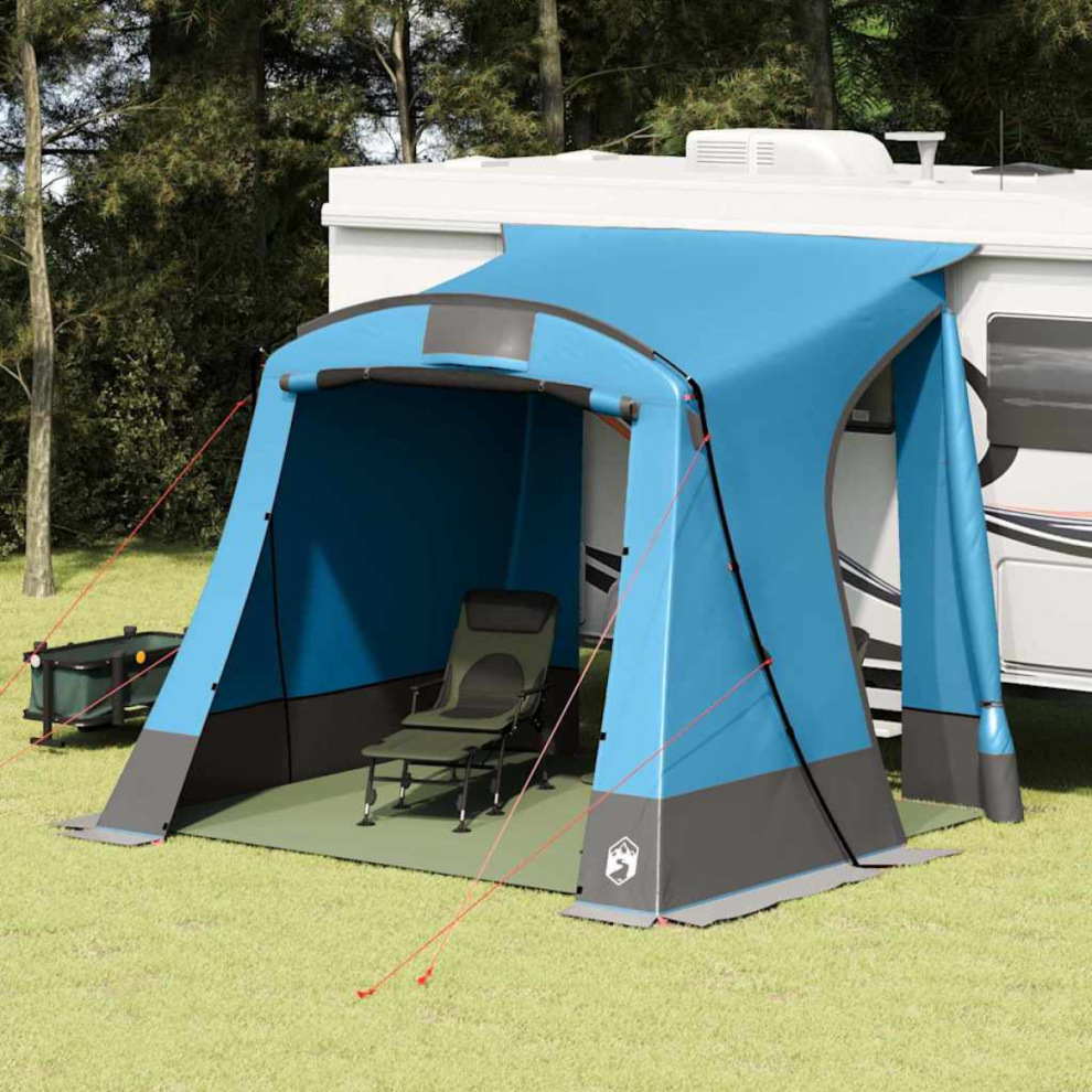Vidaxl Tailgate Tent With Roof Blue 285 X 255 X 245 Cm Taffeta