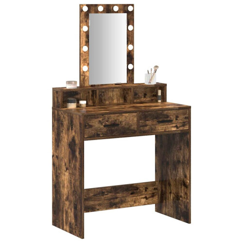 VidaXL vidaXL Dressing Table Brown 79 x 41 x 140 cm Engineered Wood 2