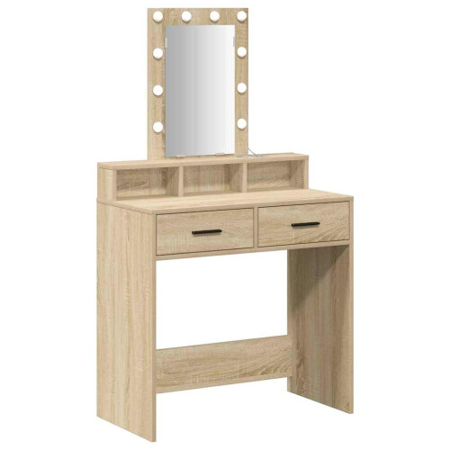 VidaXL vidaXL Dressing Table Brown 79 x 41 x 140 cm Engineered Wood 1