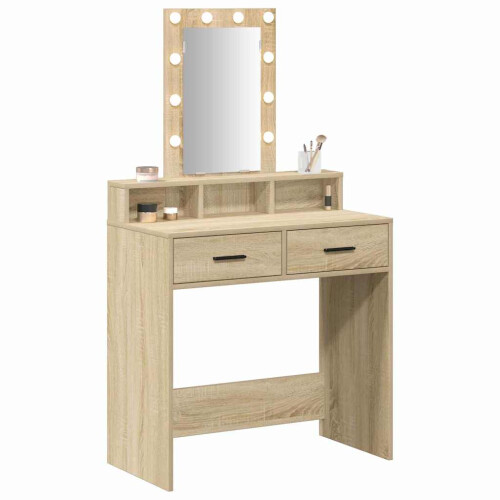 VidaXL vidaXL Dressing Table Brown 79 x 41 x 140 cm Engineered Wood 2