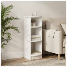 vidaXL Side Cabinet High Gloss White 40 x 40 x 100 cm Engineered Wood