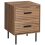 Beliani 2 Drawer Bedside Table WALGETT Light Brown 1
