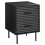 Beliani 2 Drawer Bedside Table WALGETT Black 1